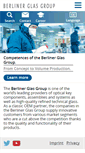 Mobile Screenshot of berlinerglasgroup.com